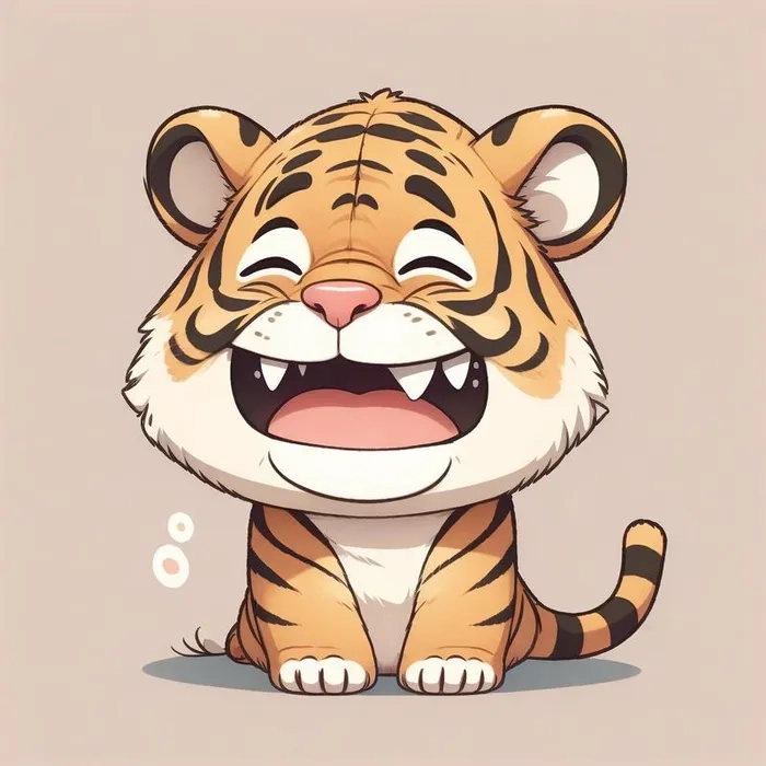 Khám phá bộ hình ảnh con hổ chibi cực đẹp