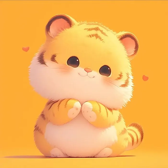 Cập nhật ngay hình nền con hổ chibi độc lạ