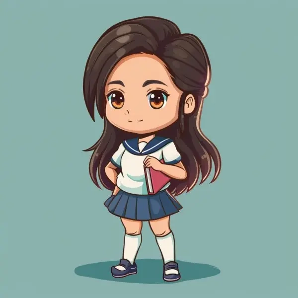 Khám phá ngay bộ ảnh học sinh chibi cực kỳ đáng yêu