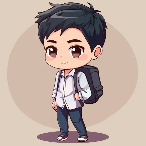 Gợi ý hình chibi học sinh để làm hình nền dễ thương