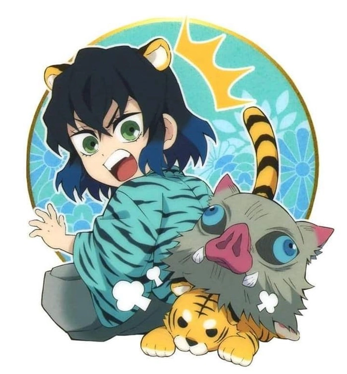 Bộ sưu tập demon slayer inosuke chibi dành riêng cho fan