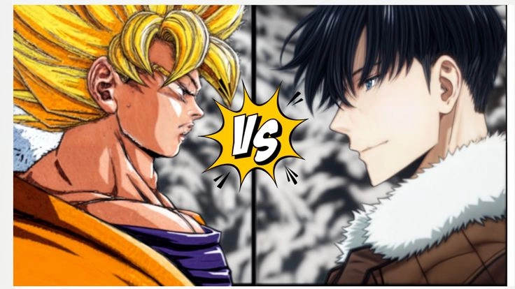 Goku vs Sung Jin Woo cuộc đối đầu giữa hai chiến thần mạnh mẽ nhất