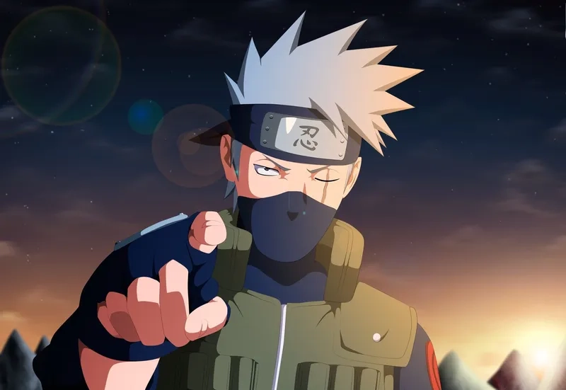 Hình ảnh Kakashi cute vẻ đáng yêu hiếm hoi của Copy Ninja