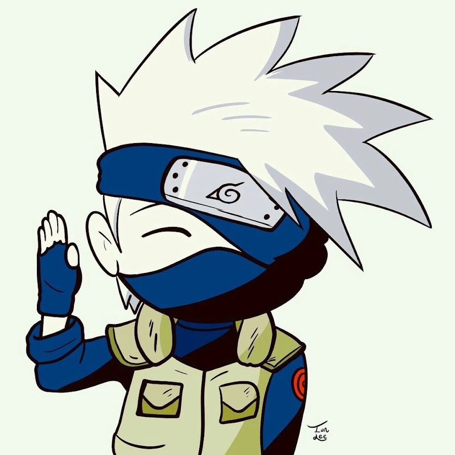Hatake Kakashi chibi hình ảnh dễ thương của ninja thiên tài