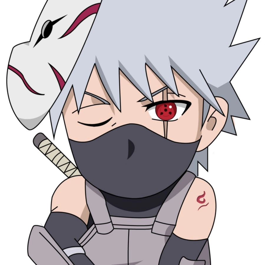 Ảnh Kakashi chibi khi chiến binh mạnh mẽ hóa đáng yêu