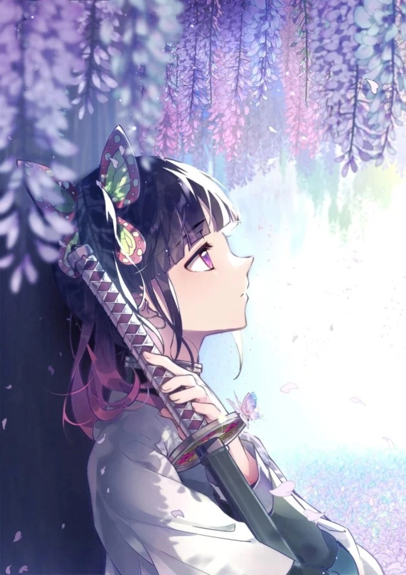 Kanao wallpaper hình nền đẹp cho fan hâm mộ Kimetsu no Yaiba