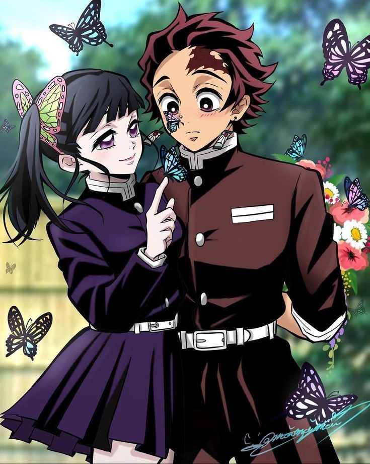 Tanjiro x Kanao truyện tình cảm nhẹ nhàng trong Kimetsu no Yaiba