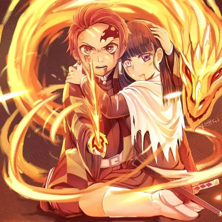 Kanao x Tanjiro ánh mắt thay lời muốn nói đầy cảm xúc