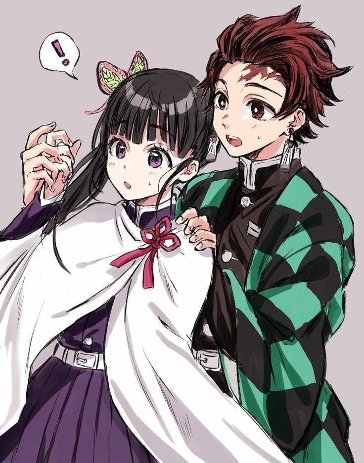 Tanjiro and Kanao fanart lãng mạn đầy cảm xúc từ người hâm mộ