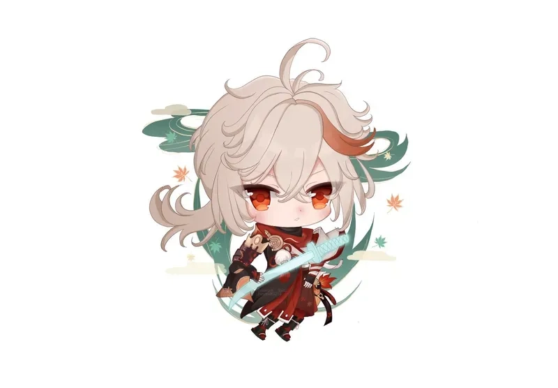 Hình ảnh siêu dễ thương của chibi kazuha