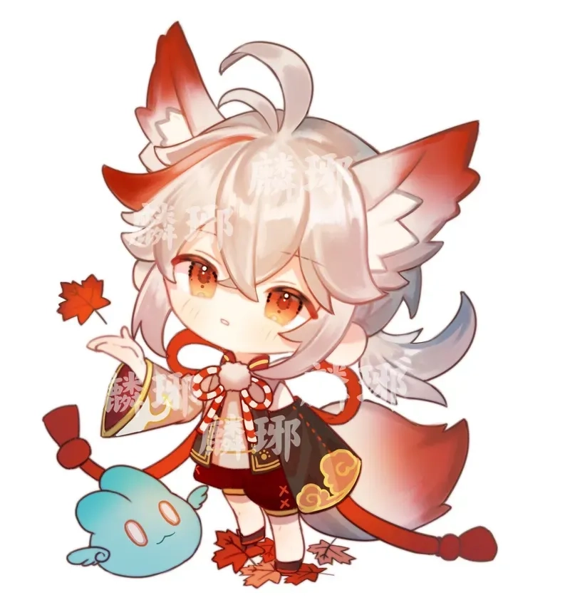Tải ngay bộ sưu tập kazuha chibi png đẹp
