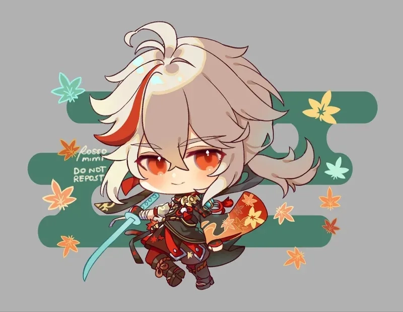 Tuyển chọn ảnh đẹp về chibi kazuha genshin