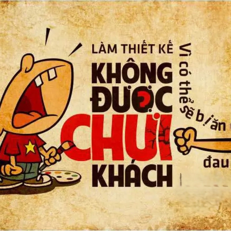 Quy tắc phục vụ với không được chửi khách meme