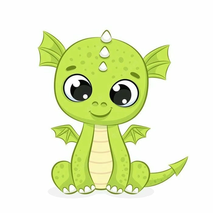 Hướng dẫn vẽ khủng long chibi siêu xinh