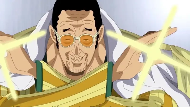 One Piece Kizaru là một phần không thể thiếu trong cuộc chiến chống lại hải tặc