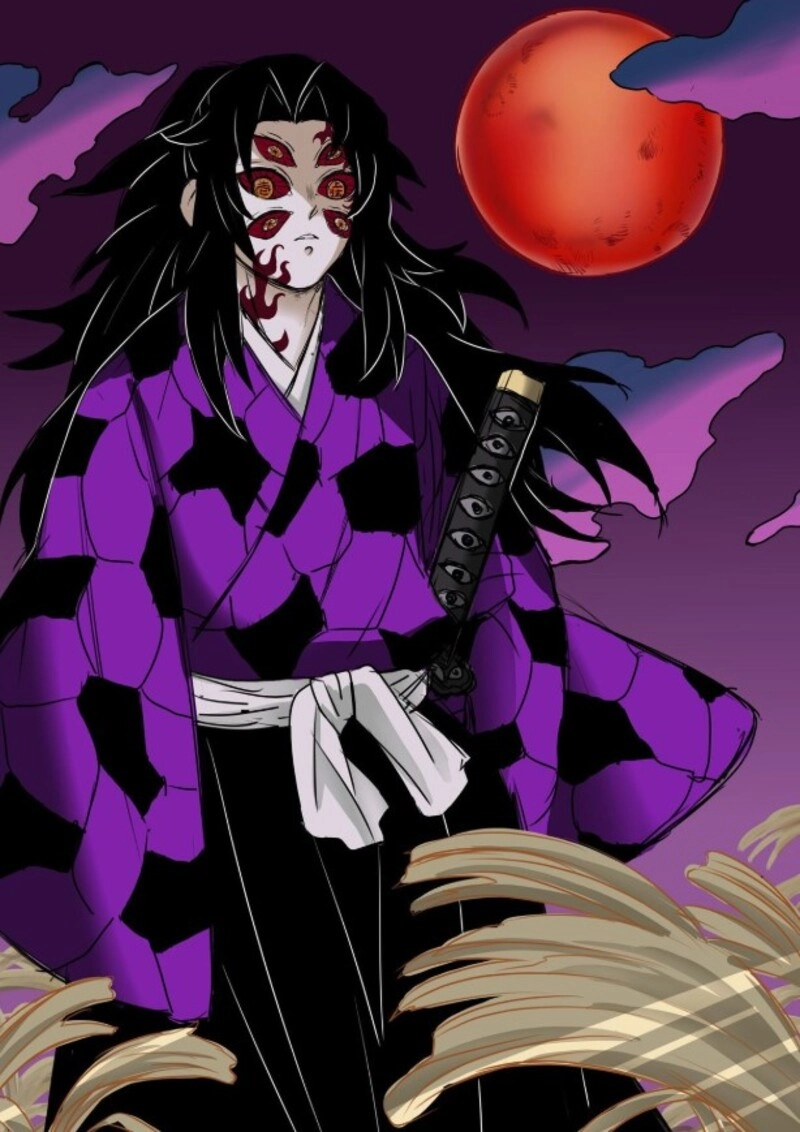 Demon slayer kokushibo eyes đôi mắt quỷ đầy ám ảnh
