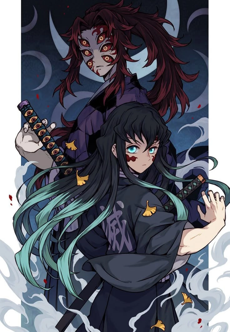 Kokushibo x muichiro khi hậu duệ đối đầu với tổ tiên