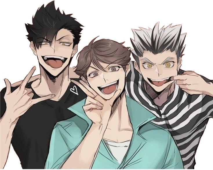 Oikawa Kuroo Bokuto bộ ba tài năng với phong cách chơi riêng biệt