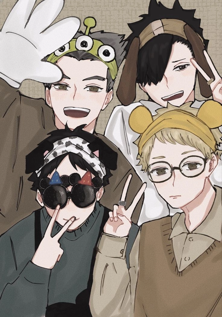 Kuroo X Tsukishima X Bokuto X Akaashi bộ tứ với chiến thuật và sức mạnh vượt trội