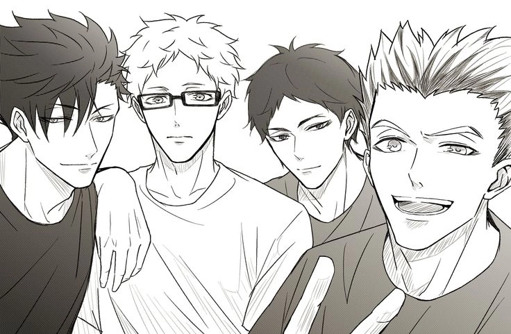 Bokuto X Akaashi X Kuroo X Tsukishima khi bốn cá tính khác biệt tạo nên sự kết hợp hoàn hảo