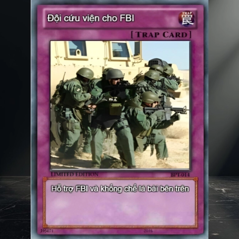 Lá bài meme fbi đã vào cuộc, bạn có dám tiếp tục chơi không