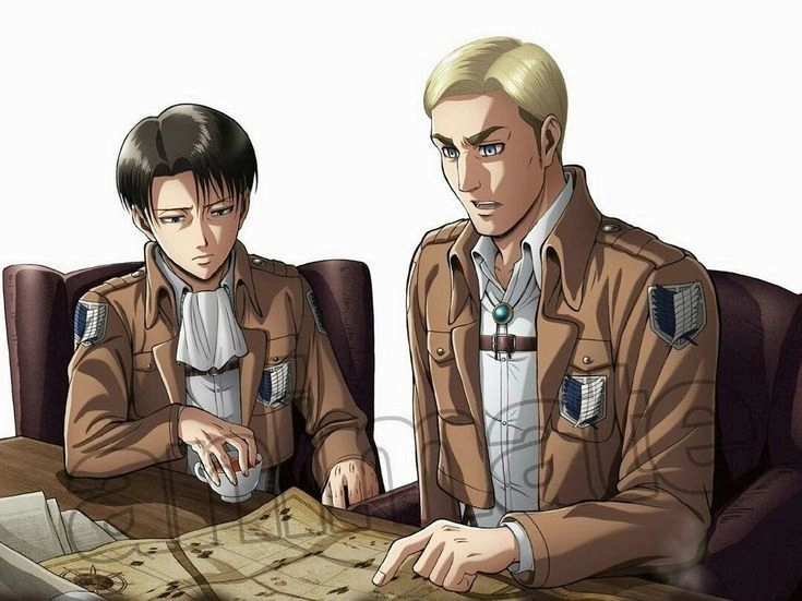 Levi x Erwin sự tôn trọng tuyệt đối dành cho chỉ huy