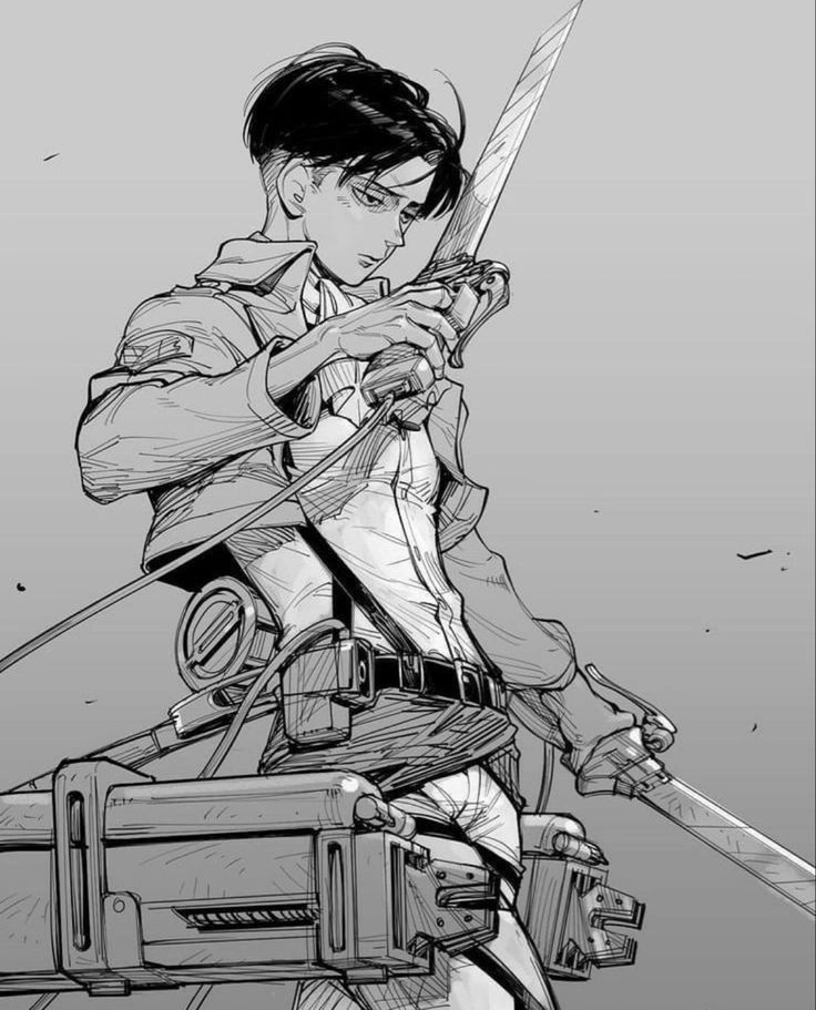Manga Levi khi nét vẽ khắc họa hoàn hảo chiến binh mạnh nhất