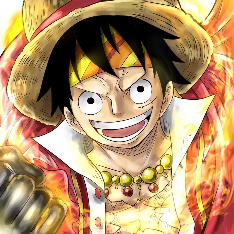 Luffy 4K hình ảnh độ phân giải cao giúp nổi bật thần thái mạnh mẽ của thuyền trưởng