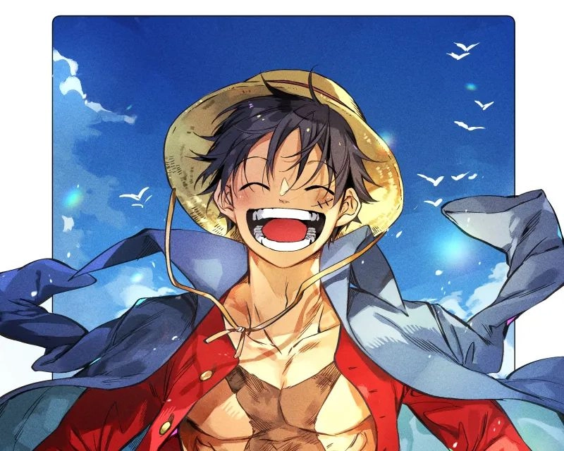 Luffy Dễ Thương khoảnh khắc cười tươi vô tư nhưng vẫn đầy bản lĩnh thuyền trưởng
