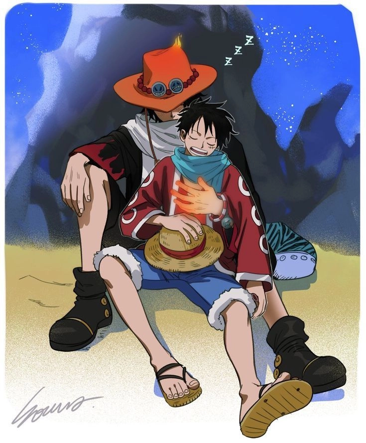 Luffy x Ace tình anh em sâu sắc vượt qua mọi thử thách
