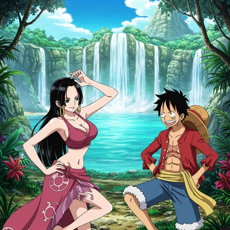 Luffy and Boa Hancock tình yêu đơn phương mãnh liệt của nữ hoàng Hải tặc