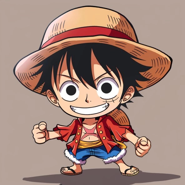 Tải bộ hinh luffy chibi mới nhất