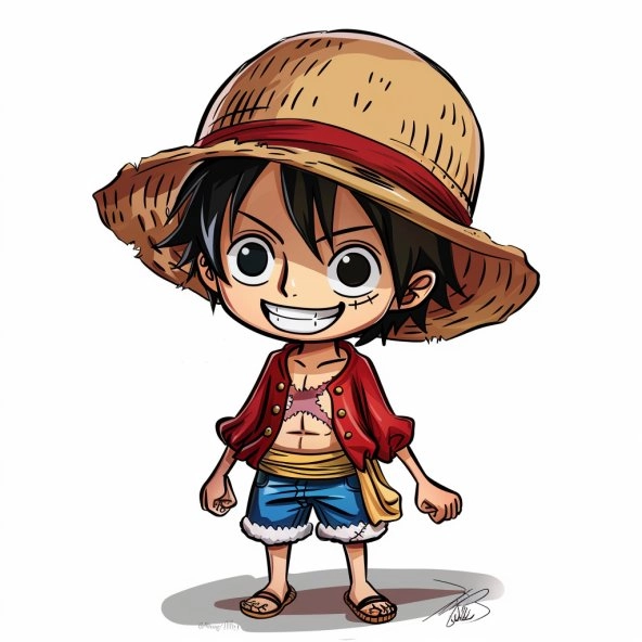 Ngắm hình chibi luffy đẹp cuốn hút
