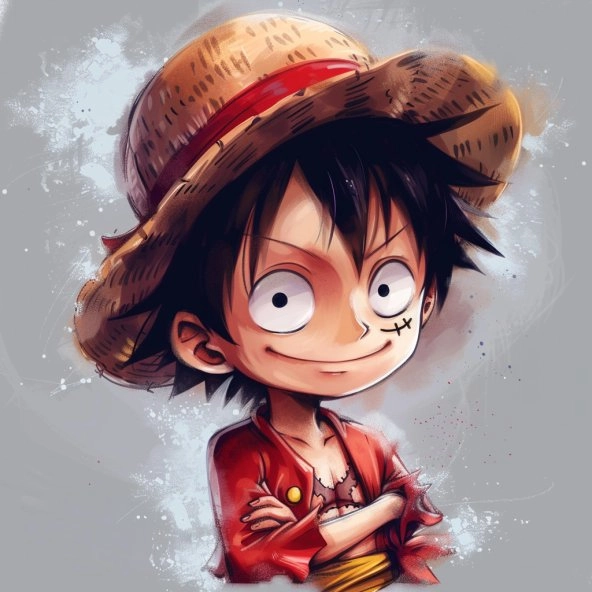 Tải hình nền luffy chibi siêu đẹp