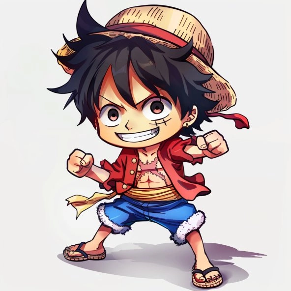 Bộ sưu tập hình ảnh luffy chibi nổi bật