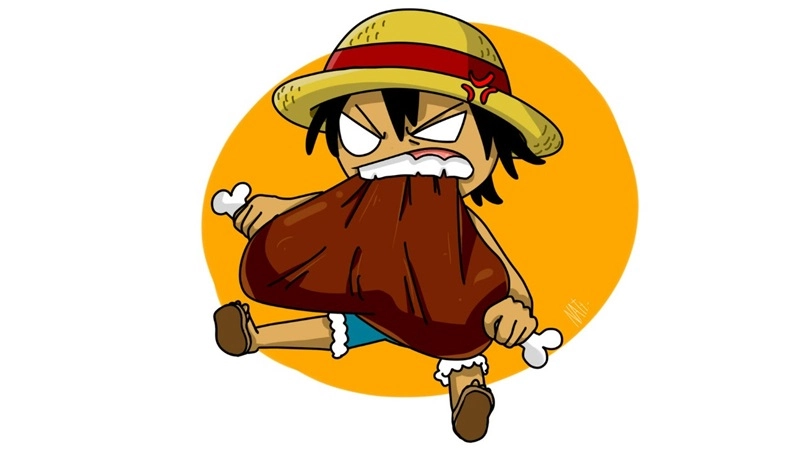 Luffy chibi hình ảnh nhí nhảnh khiến fan không thể rời mắt