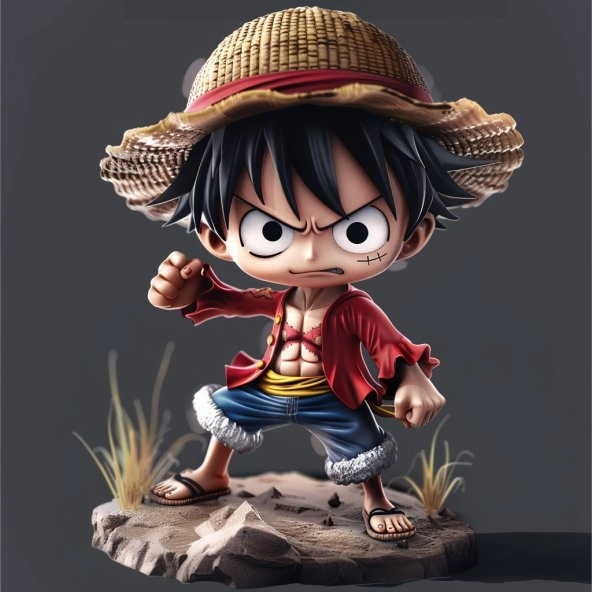 Hướng dẫn vẽ luffy cute chuẩn chibi