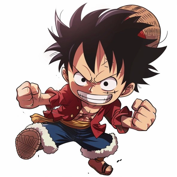 Chiêm ngưỡng ảnh luffy gear 4 chibi siêu chất