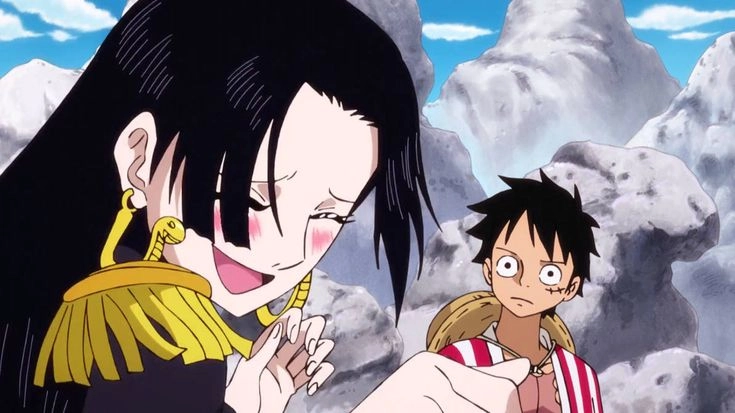 Luffy x Hancock Trái tim băng giá tan chảy trước chàng hải tặc vô tư
