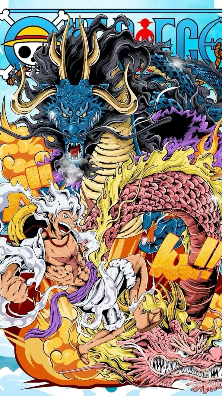 Luffy đánh với Kaido màn so tài kinh thiên động địa