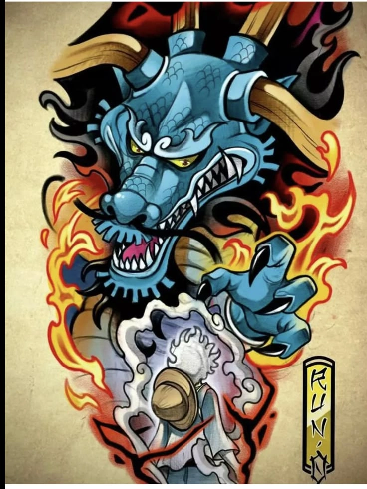 Kaido Luffy kẻ thống trị và chiến binh tự do