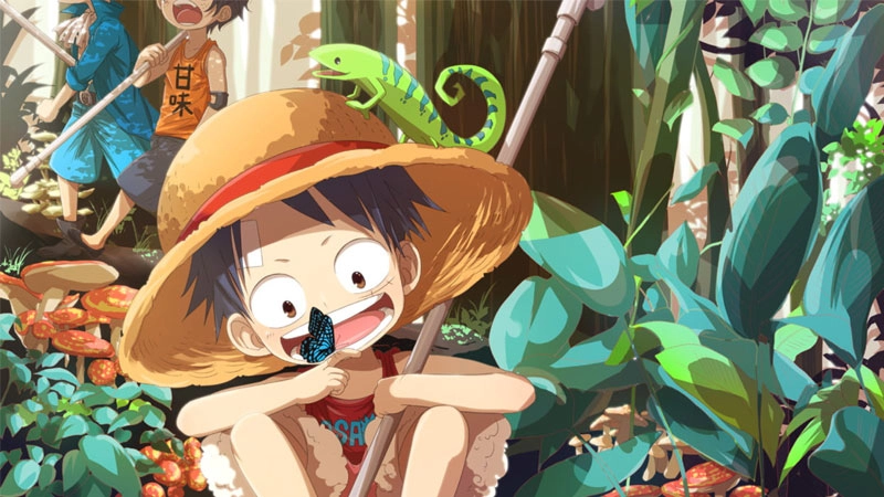 Luffy nhỏ hành trình tuổi thơ đầy ước mơ trở thành Hải tặc