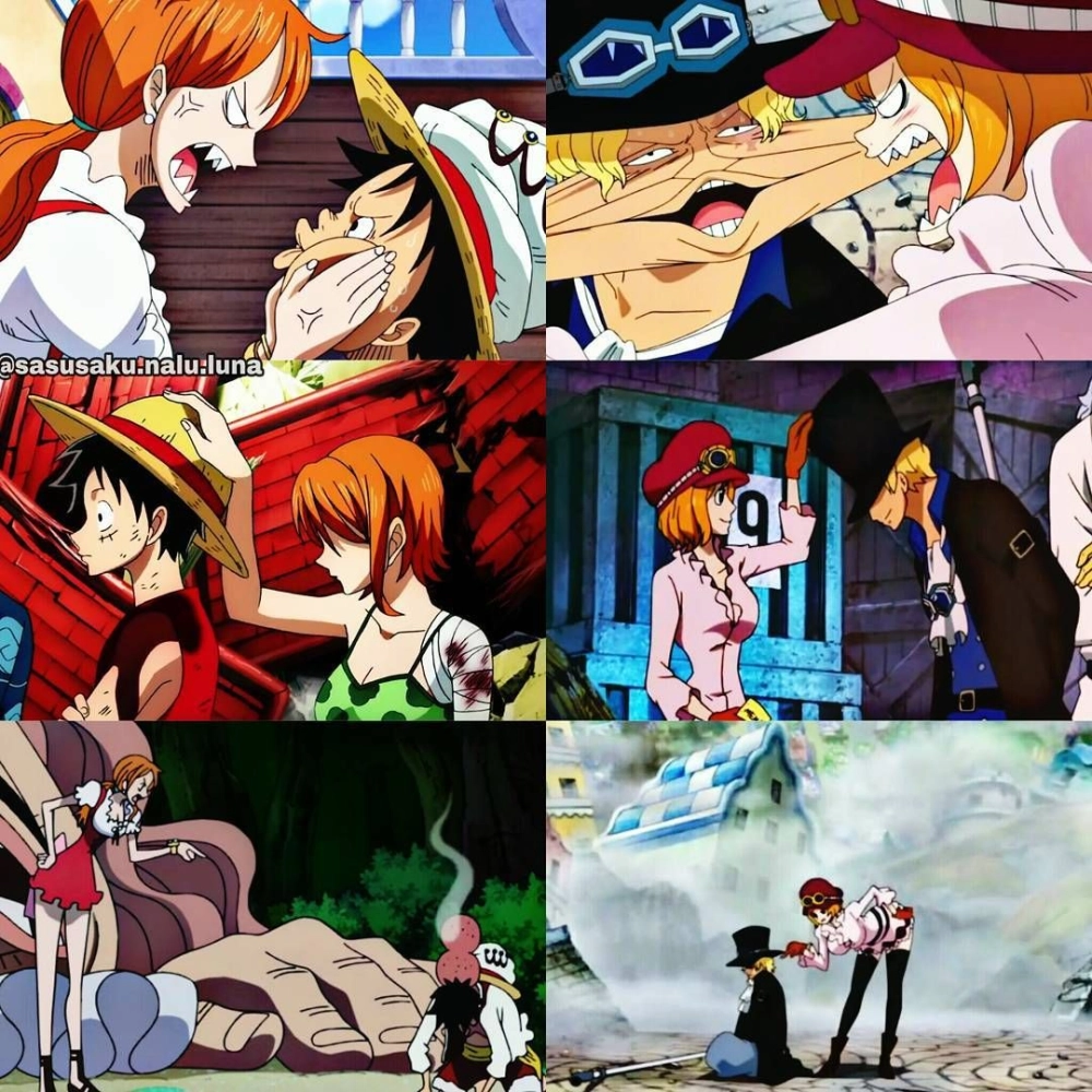 Luffy and Nami đồng hành cùng nhau trên mọi chuyến phiêu lưu