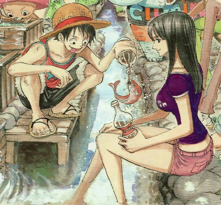 Luffy x Robin Trí tuệ và sức mạnh cùng đồng hành trên mọi hành trình