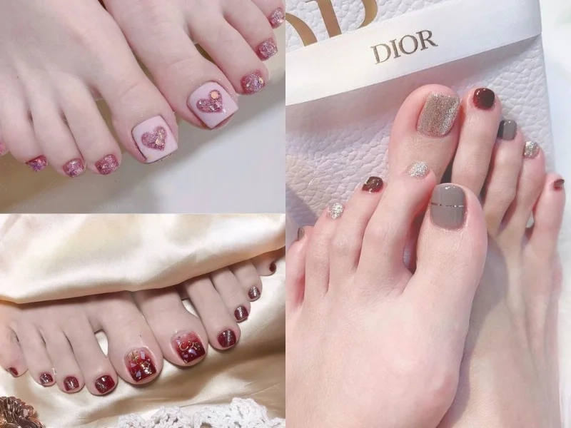 Màu móng chân cho mùa hè giúp nàng tỏa sáng dưới nắng
