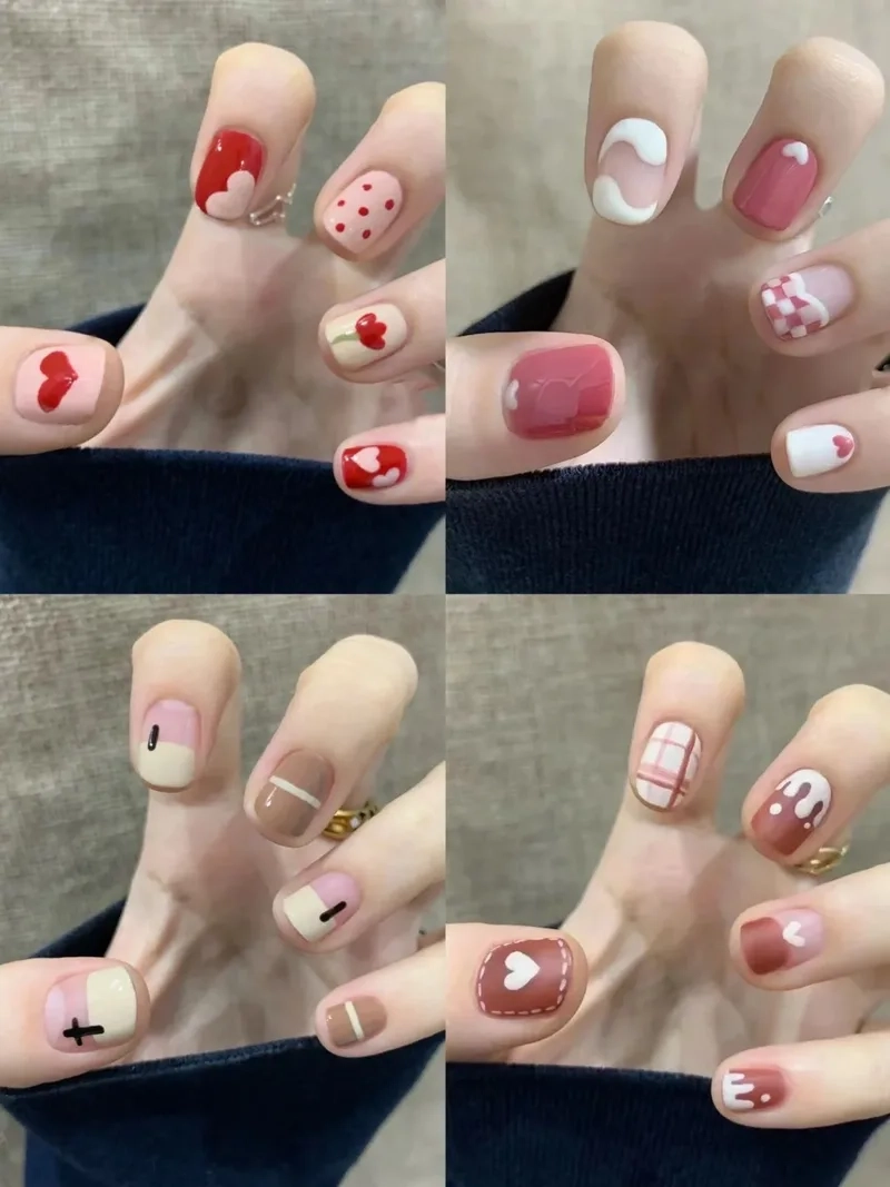 Mẫu nail đơn giản cho móng ngắn nàng không thể bỏ lỡ
