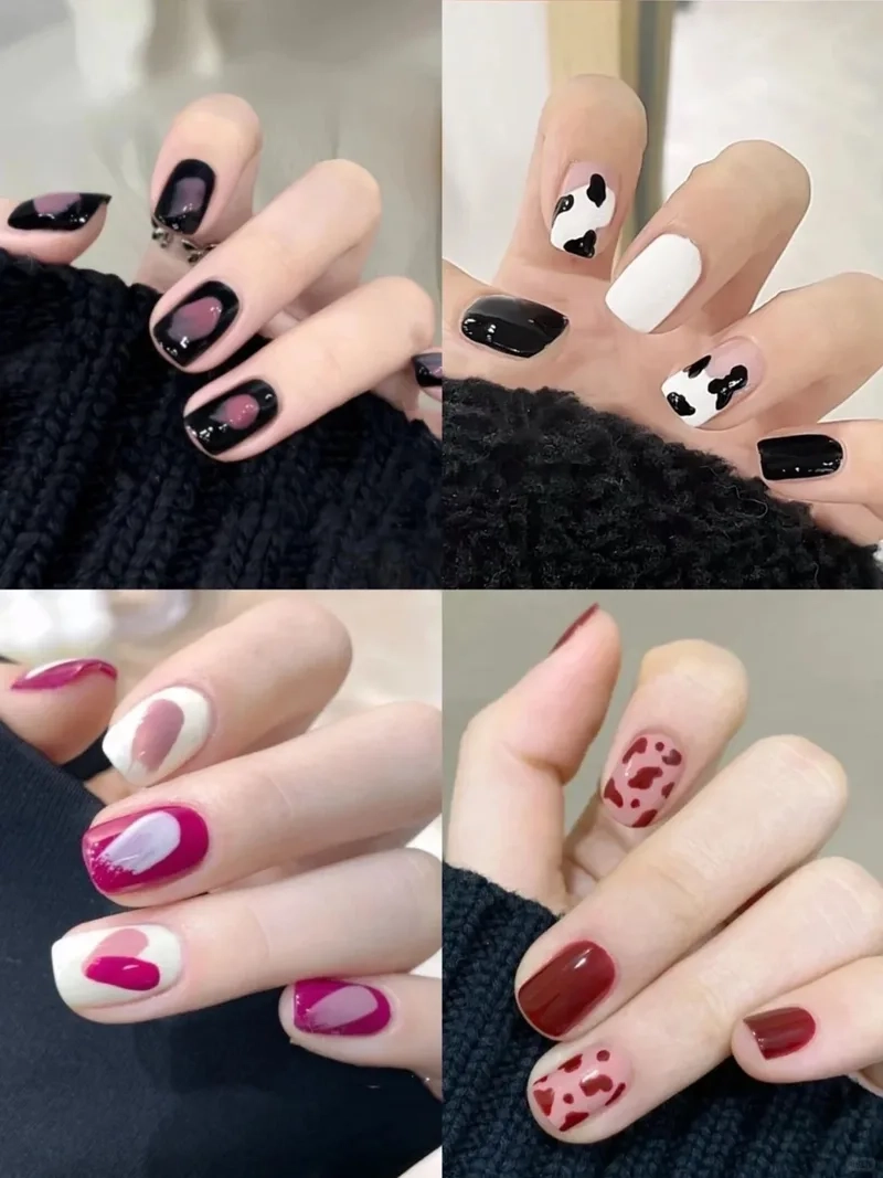 Mẫu móng tay ngắn đơn giản phù hợp với mọi phong cách