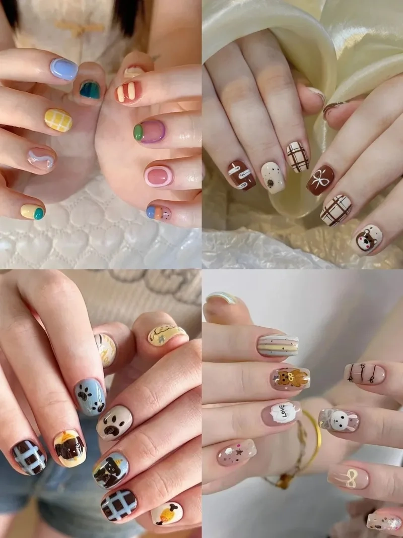 Mẫu nail đơn giản nhẹ nhàng cho móng ngắn giúp tay luôn đẹp