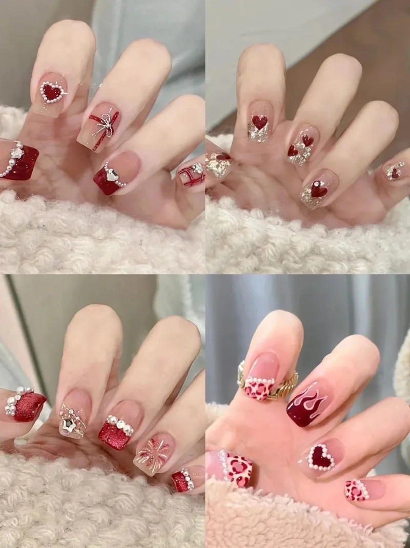 Nail móng ngắn đơn giản nàng có thể tự làm tại nhà