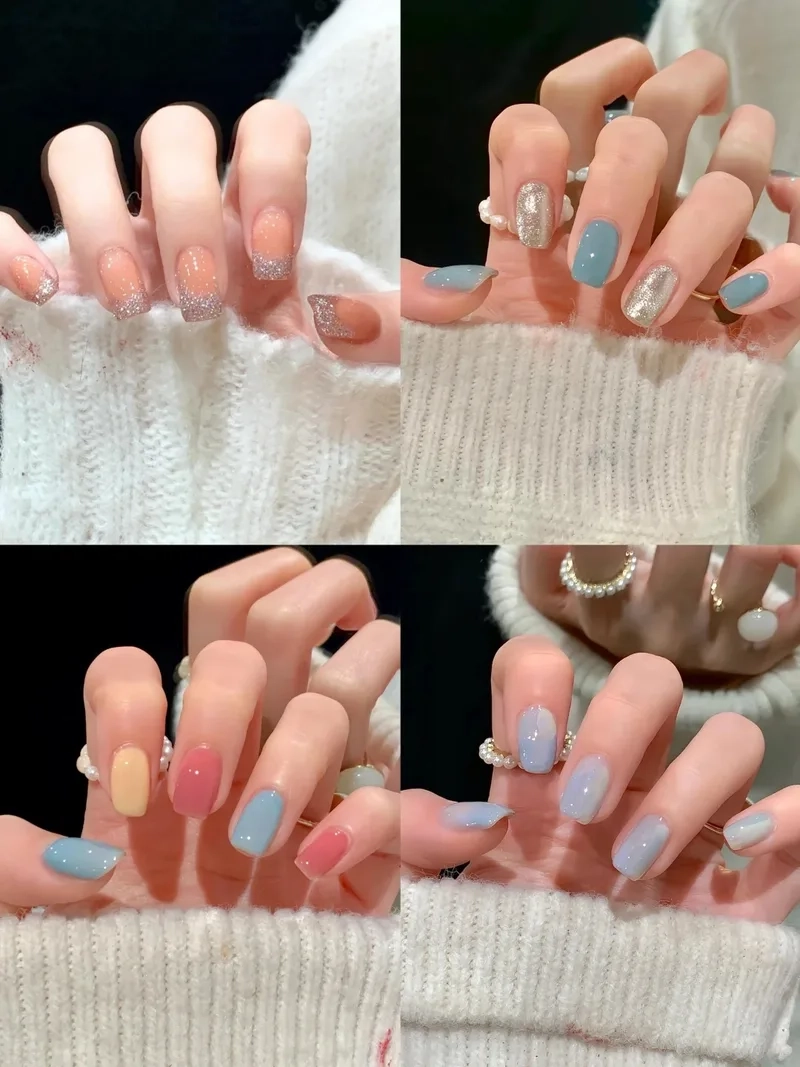 Những mẫu nail ngắn đơn giản giúp nàng thêm nữ tính